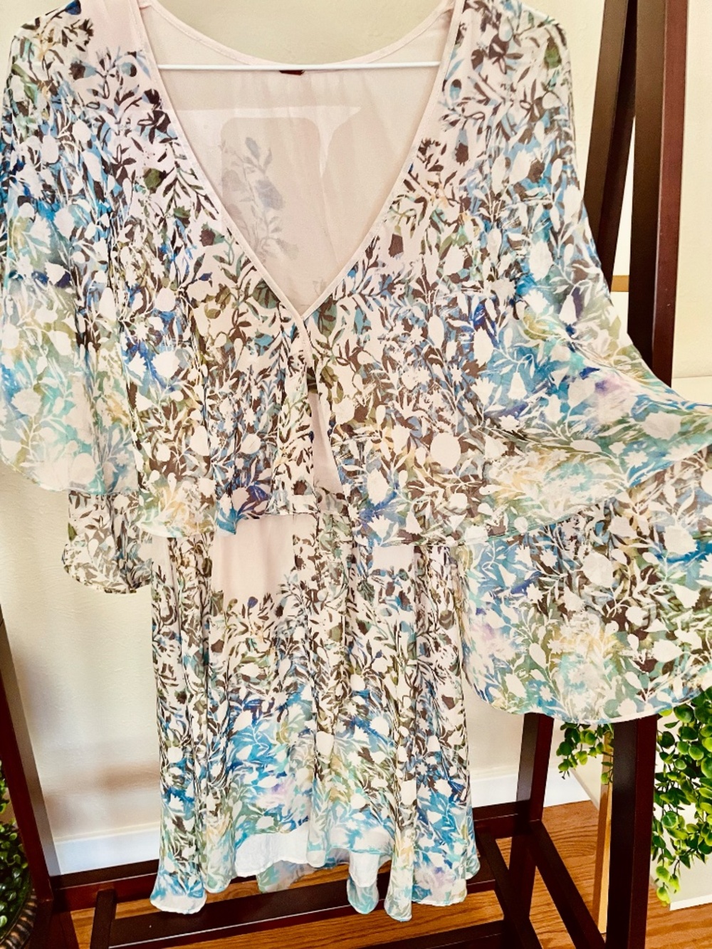 Dreamy chiffon mini dress- Free People